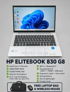 Laptop HP EliteBook 830 G8 16GB Intel Core i7 SSD 512GB