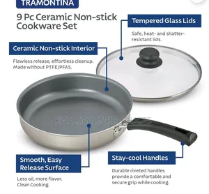 Tramontina 9-Piece Non-Stick Cookware Set