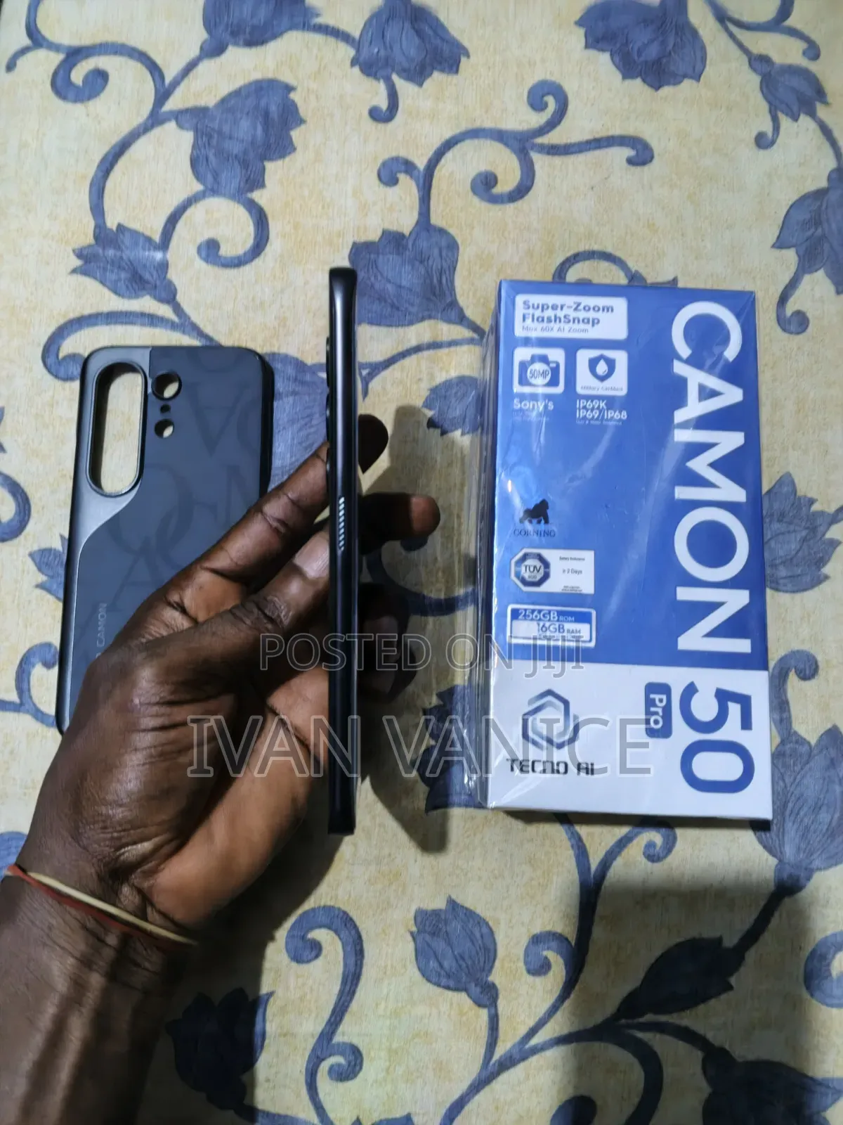 New Tecno Camon 50 Pro 256 GB Black