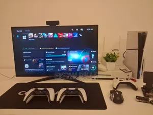 Playstation 5 Slim Disc Edition (1tb) + 2 Controllers and 10 Games