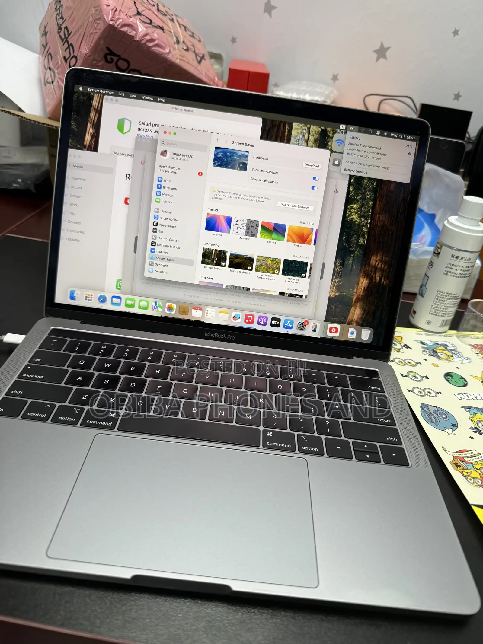 Laptop Apple MacBook Pro 2019 8GB Intel Core i5 SSD 128GB