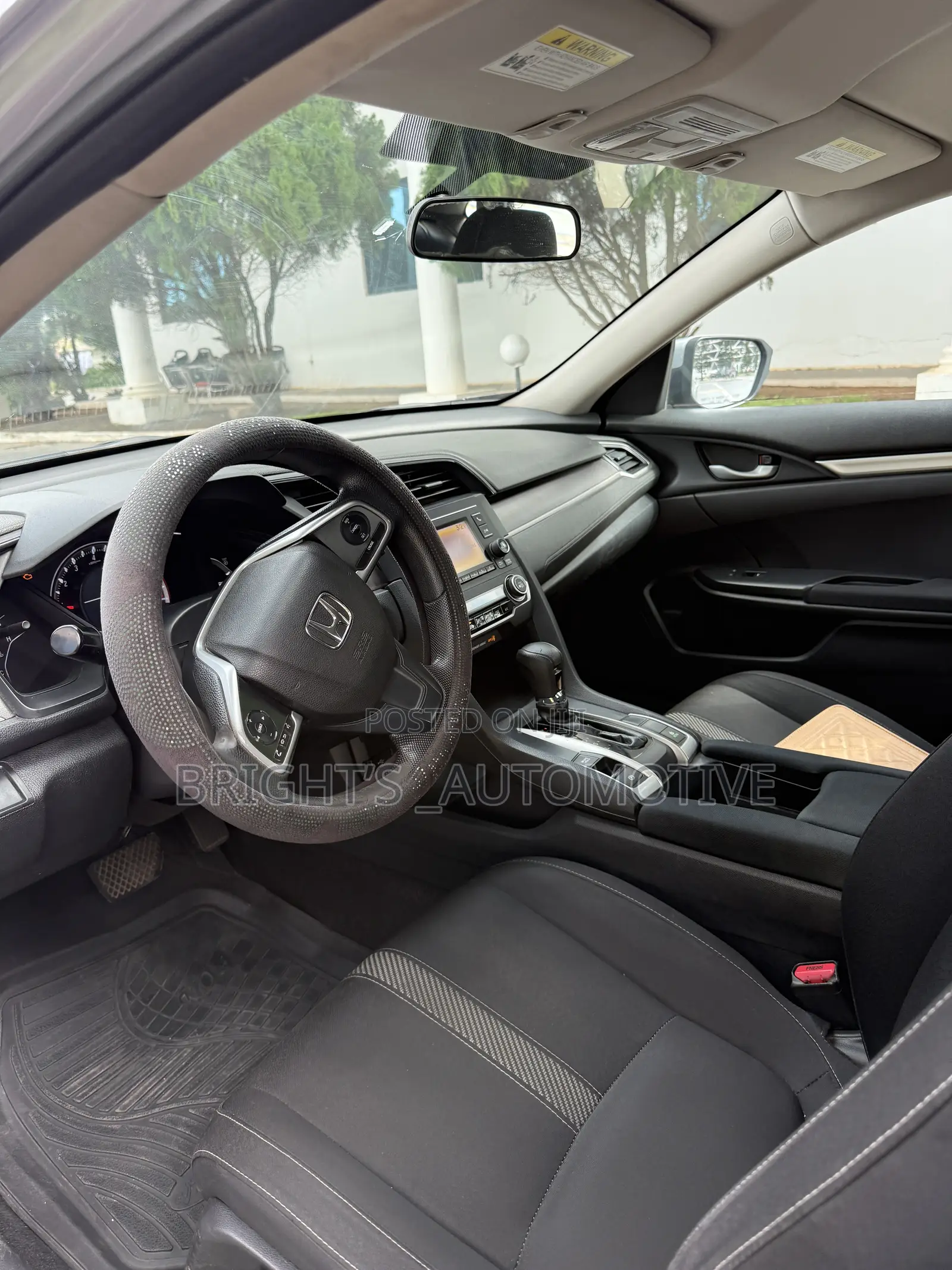 Honda Civic EX Sedan 2018 Silver