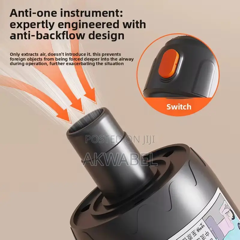 Heimlich Anti-Choking Device First Aid Suction Tool for Kids Adults