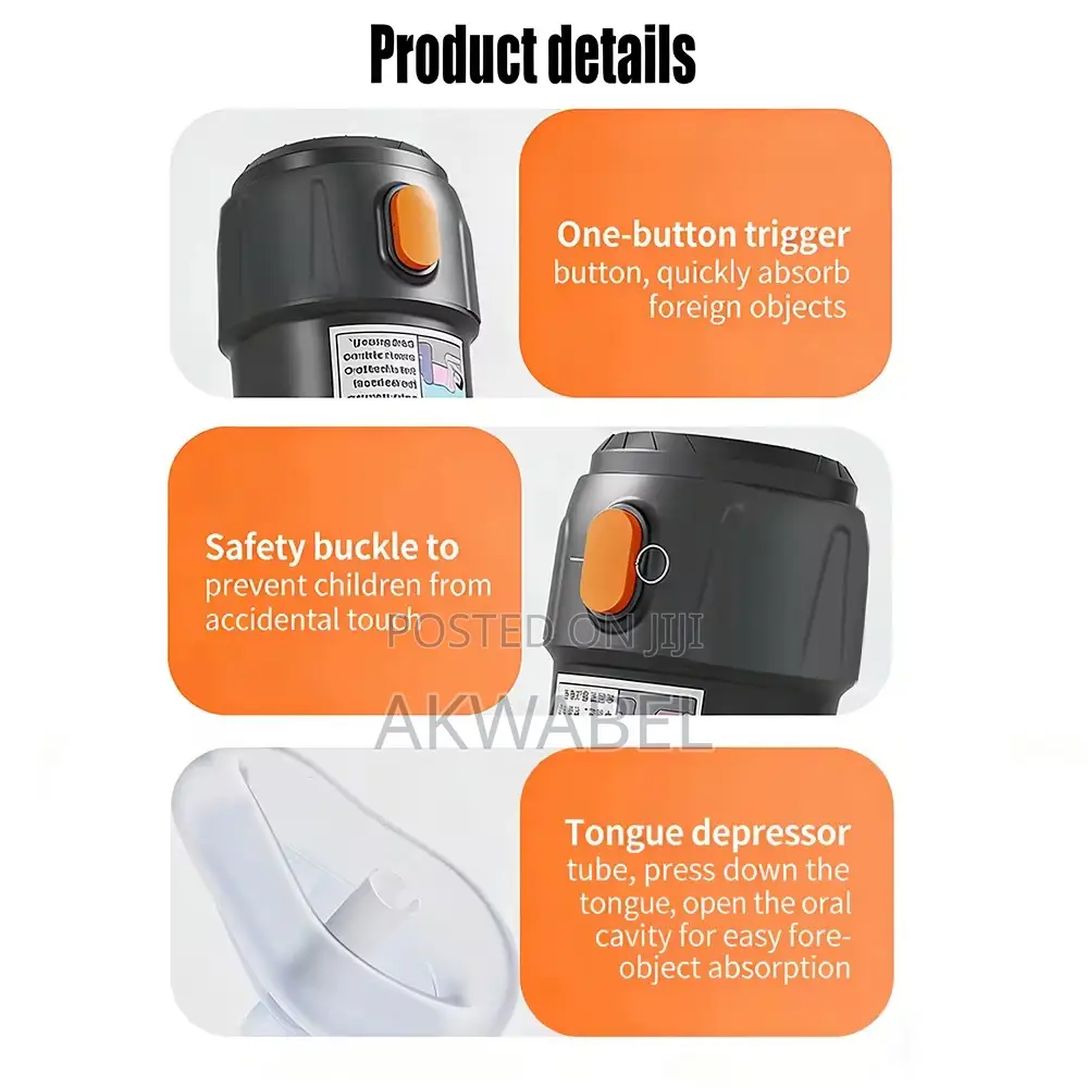 Heimlich Anti-Choking Device First Aid Suction Tool for Kids Adults