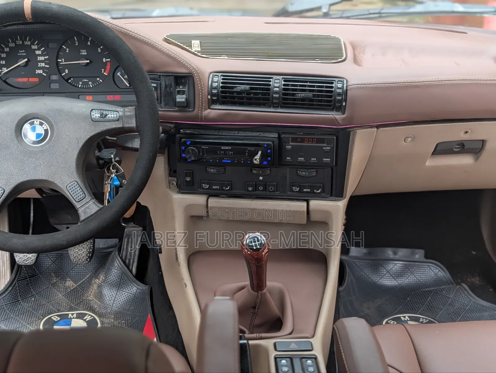 BMW 5 Series 1992 Brown