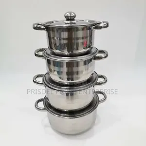 4 Pieces Stainless Steel Cooking Set