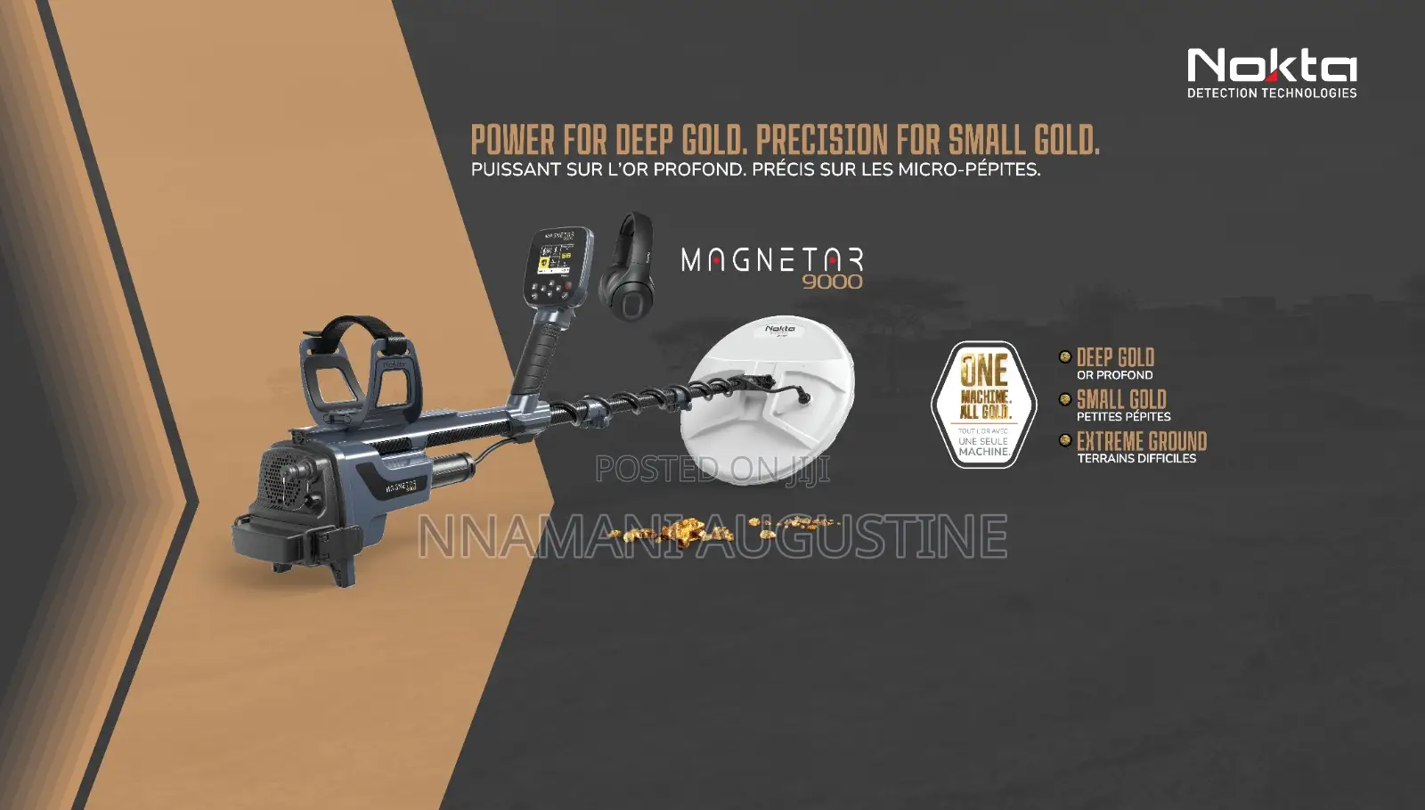 Magneter 9000 Mega Gold Detector From Nokta