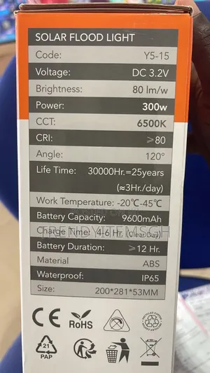 300w Solar Flood Light – Waterproof Outdoor Led Light With Remote