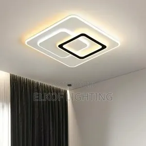 Modern Design Led Dimmable Ceiling Lamp With 3 Colour Temperature