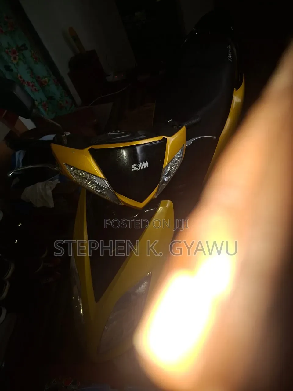 SYM Fnx 125 2006 Yellow
