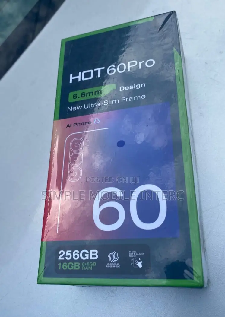 New Infinix Hot 60 Pro 256 GB Black