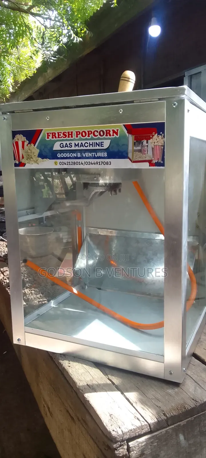 Gas Popcorn Machine