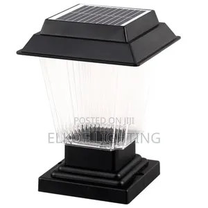 Solar Outdoor Ip65 Waterproof Fence Pillar Lamp Post Led Headlight