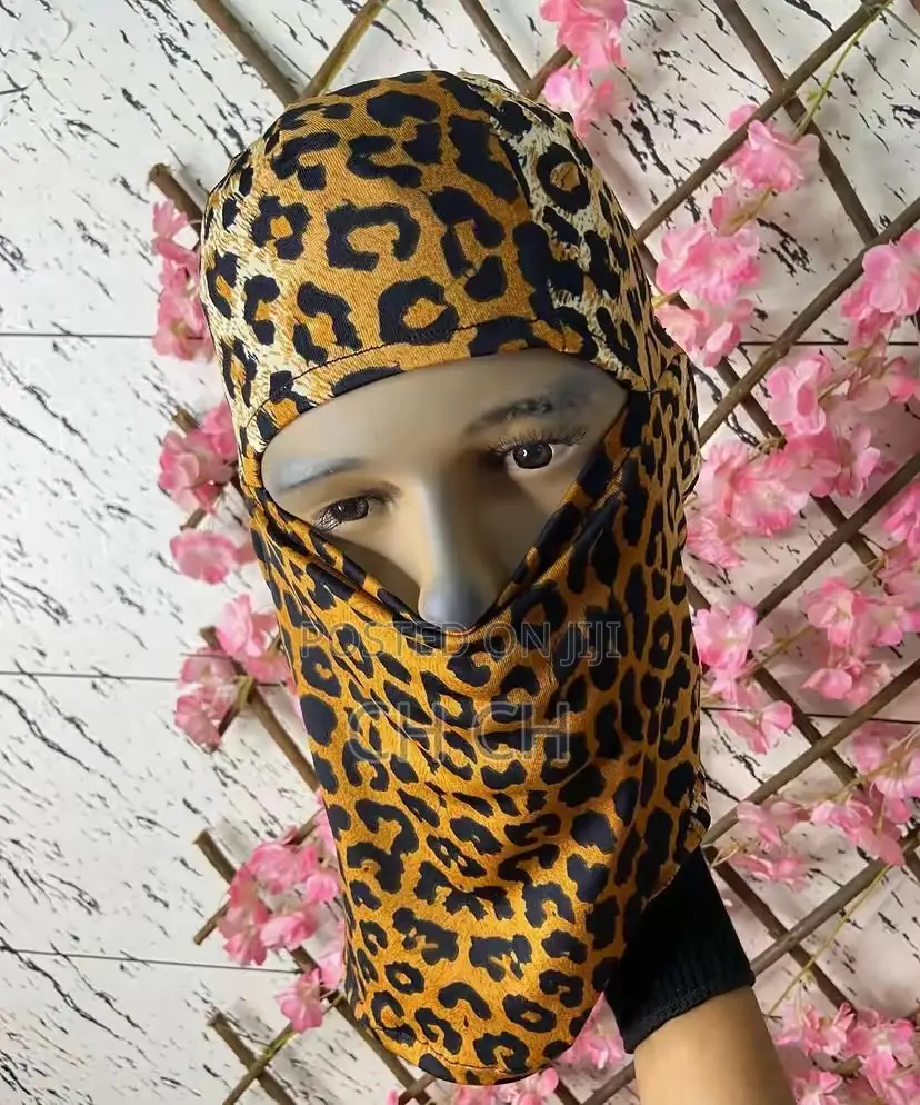 New Cheetah Color Stretchy Lightweight Ski Mask