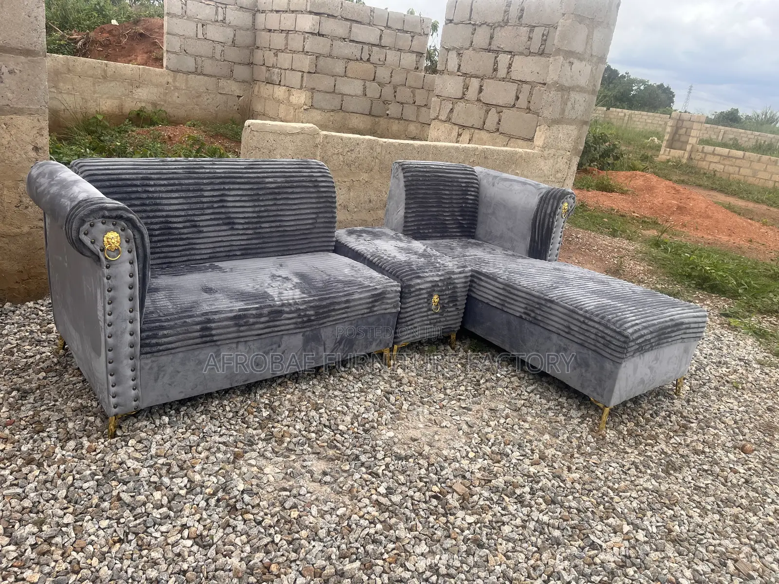 Luxury Sectional Sofa Chairs (Delivery Before Payment)