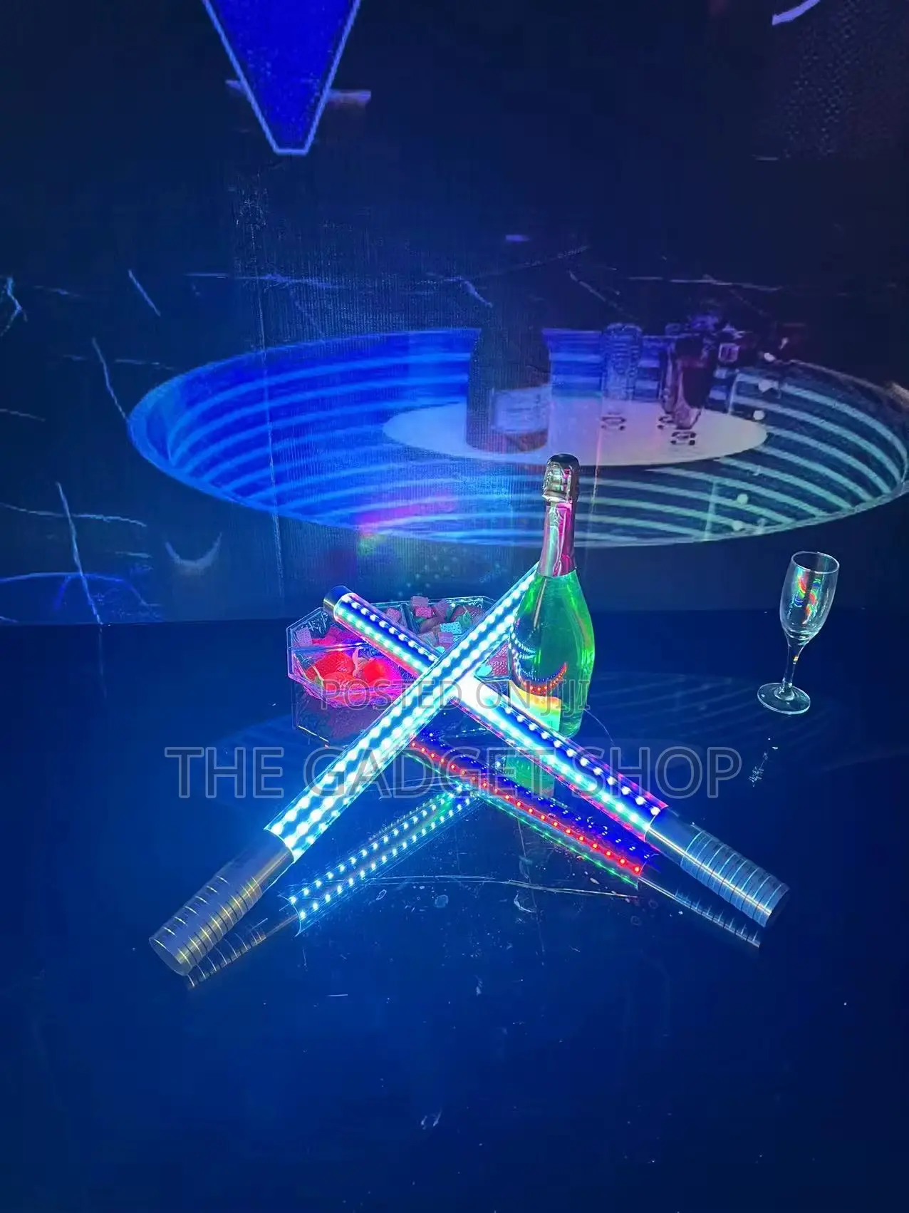 Led Champagne Baller Stick Light 60cm