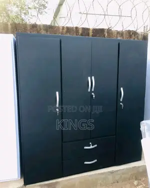 Brand New 4-in-1 Wooden Wardrobe (Payment on Delivery)