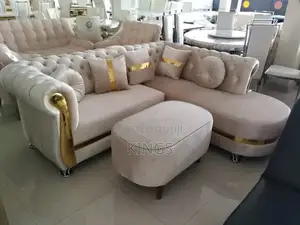 Luxury Living Room L-Shape Sofa (Pay on Delivery)