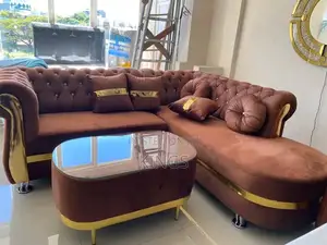 Luxury Living Room L-Shape Sofa (Pay on Delivery)