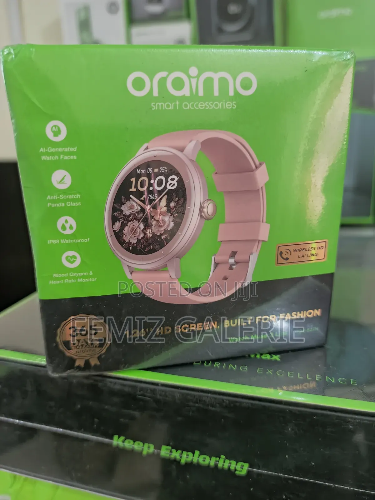 Oraimo Watch Muse 2 Lite 1.26'' Ip68 Chic Versatile Smart Watch