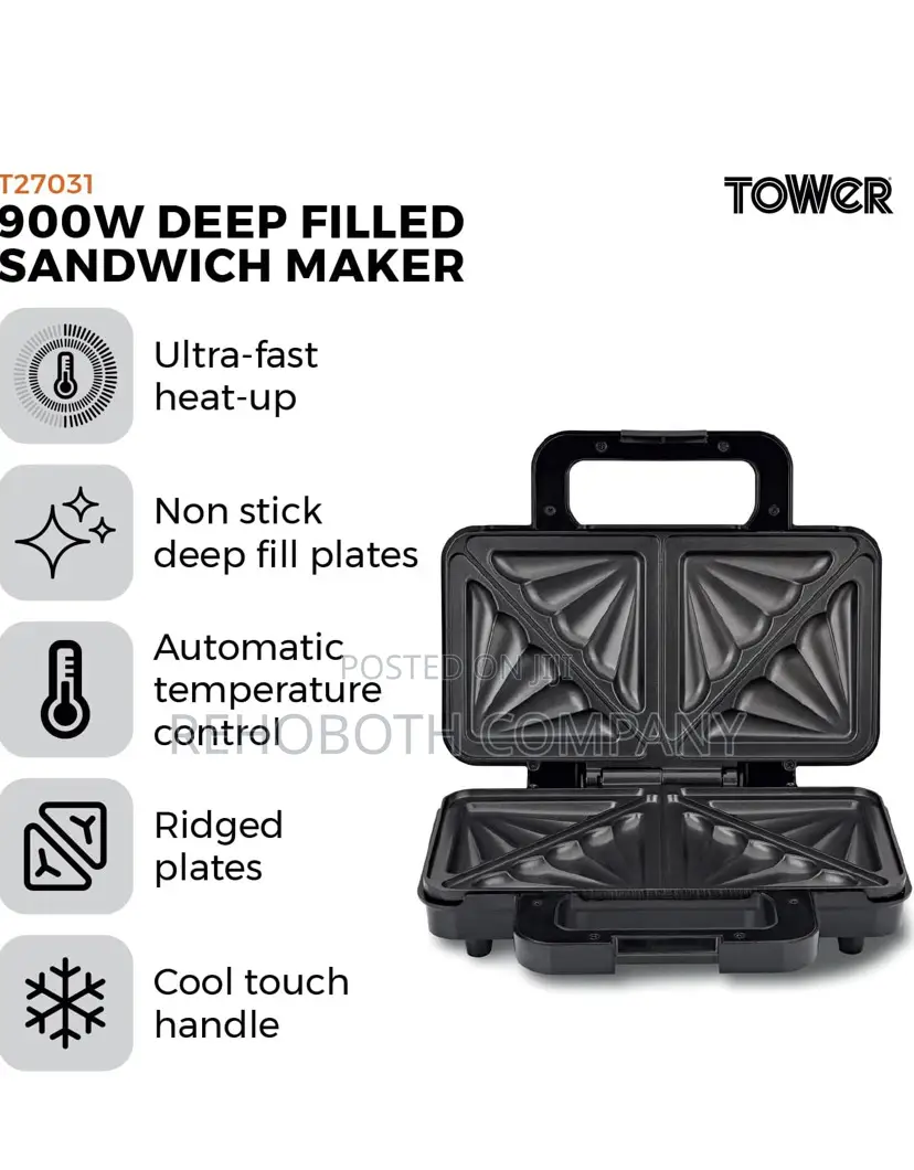 Tower Deep Filled Sandwich Maker