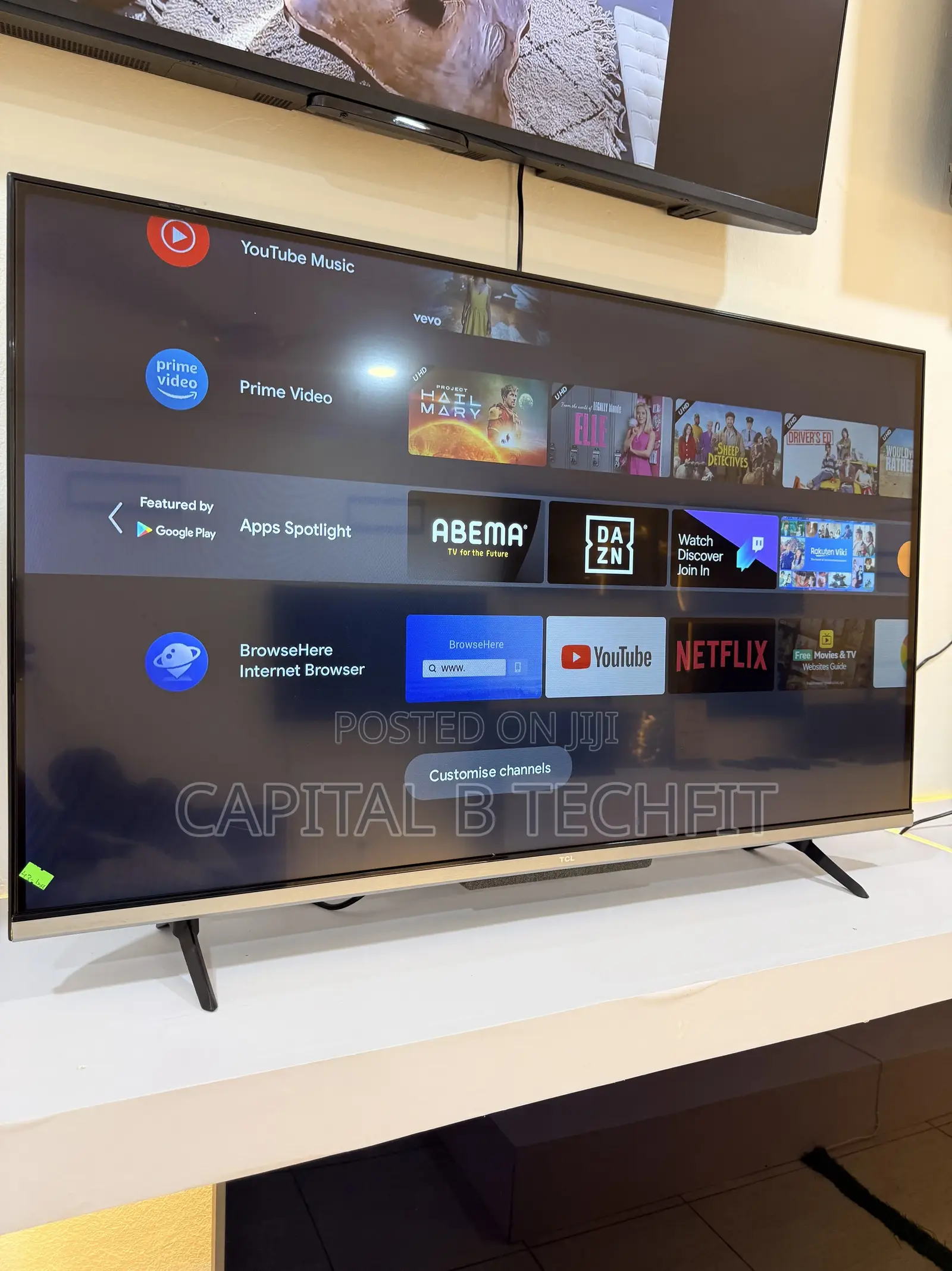 43inches Full Digital Satellite Android Smart Uhd HDR TCL Machine