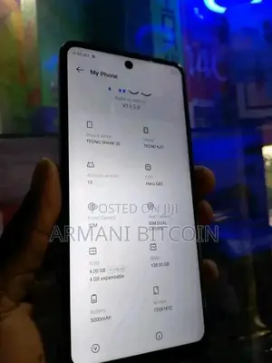 New Tecno Spark 20C 128 GB Silver