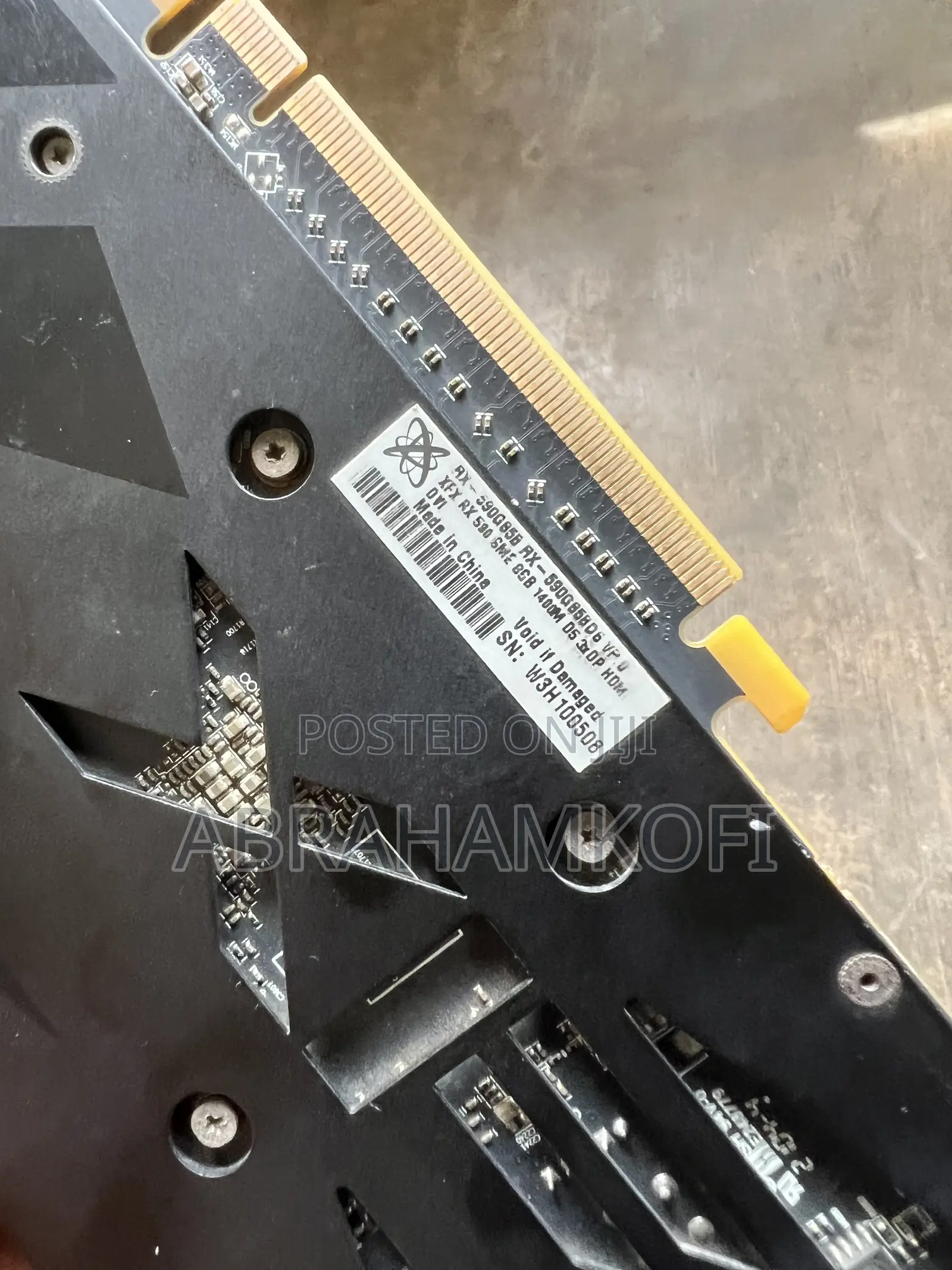  Amd Radeon Rx 590 8gb Graphics Card (Neat Working Perfectly)