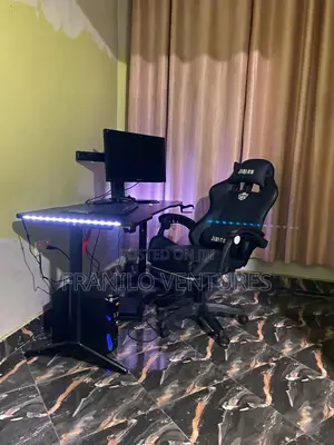 Combo- RGB Gaming Desk (1.2m) and Game Chair With Massage