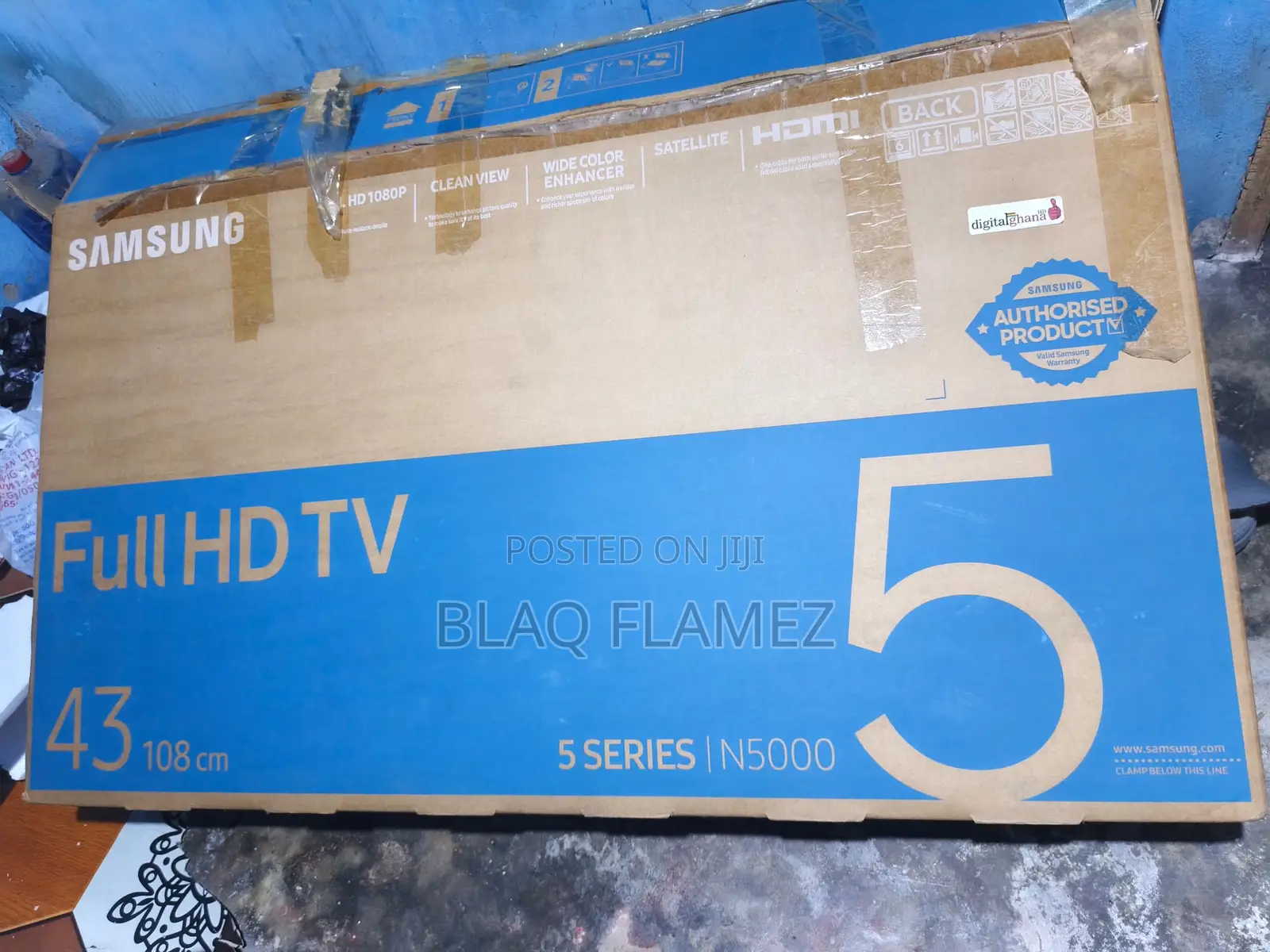 New Samsung 43" Satellite Tv
