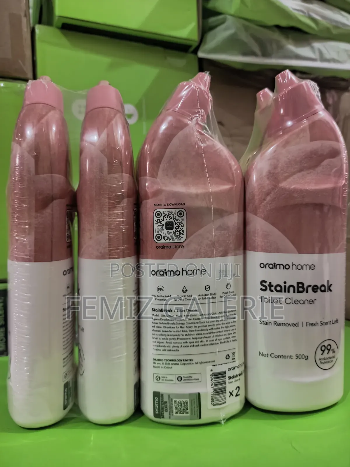 Oraimo Stainbreak Fragrant Toilet Cleaner 500g - 2pcs