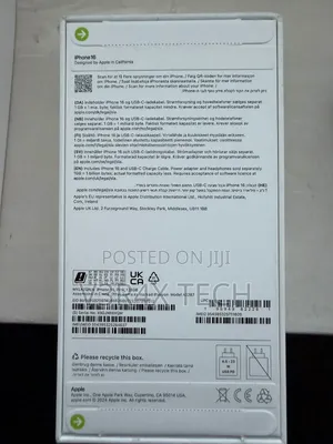 New Apple iPhone 16 128 GB Pink