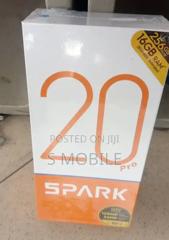 New Tecno Spark 20 Pro 256 GB Gold
