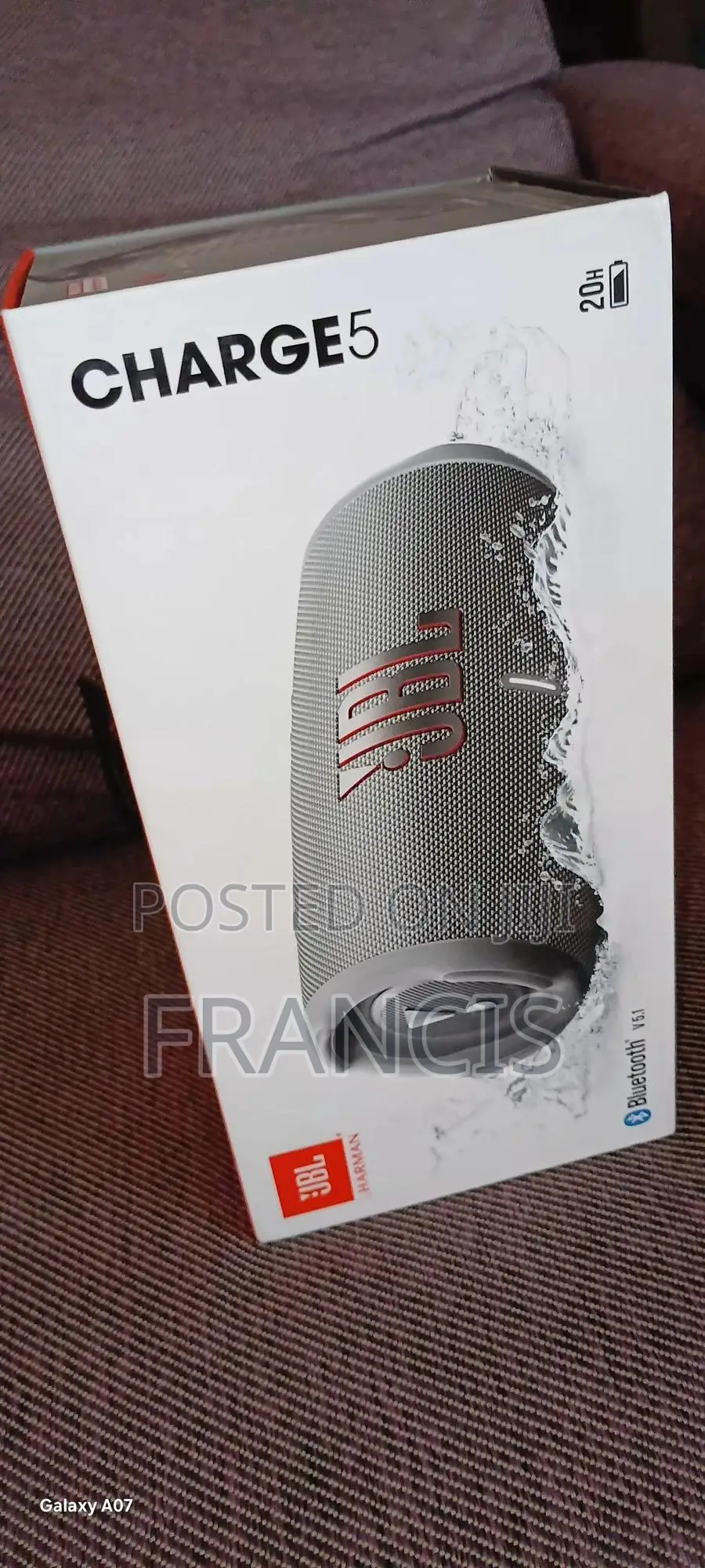 Original JBL Charge 5 Waterproof Speaker