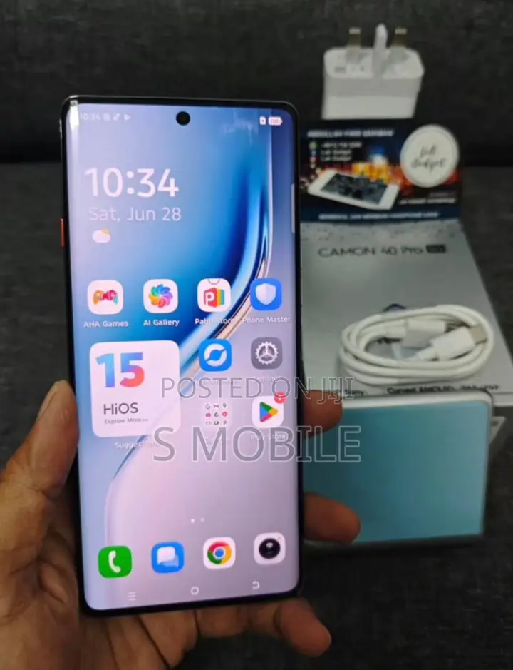 New Tecno Camon 40 Pro 5G 256 GB Blue