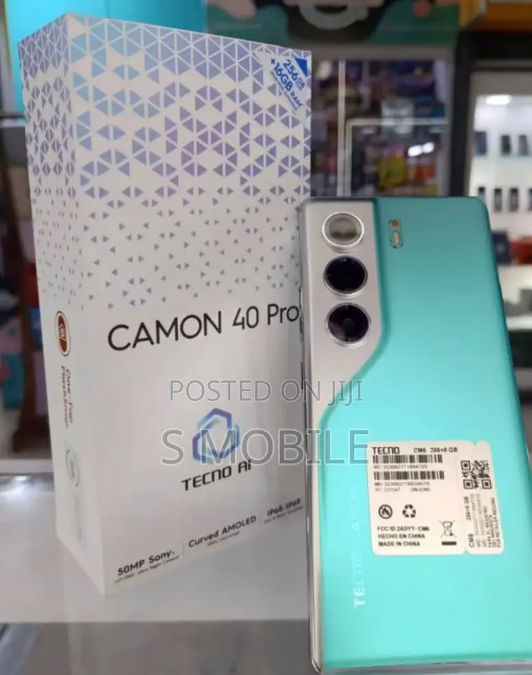 New Tecno Camon 40 Pro 5G 256 GB Blue