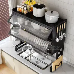 Kitchen Storage Dish Rack – 85×95×30cm 649