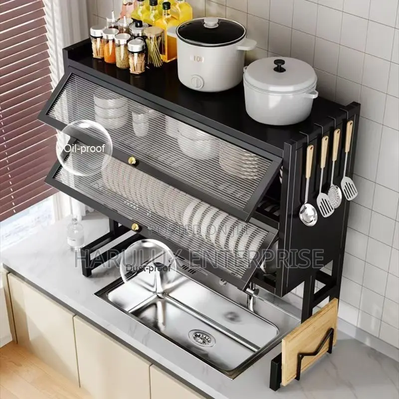 Kitchen Storage Dish Rack – 85×95×30cm 649
