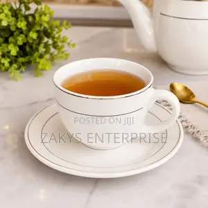 Tea Mug Saucer 8pcs