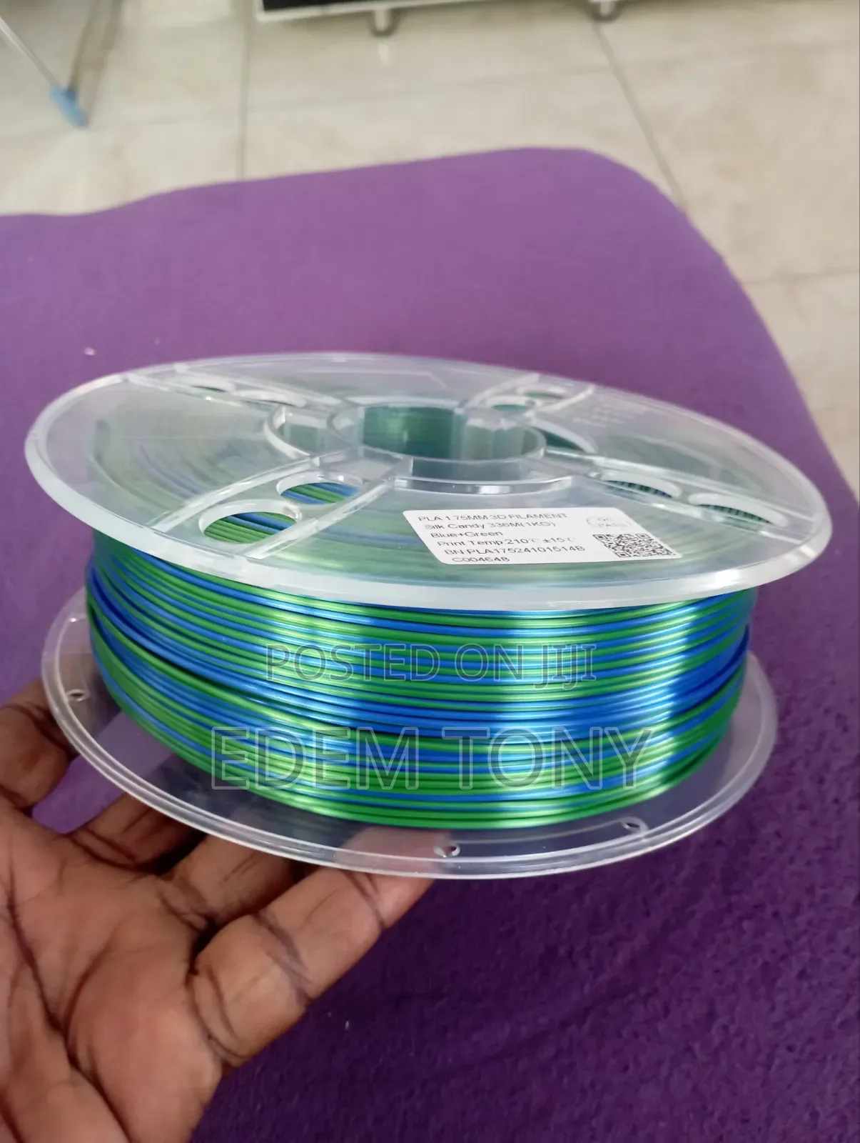 Spool Of Esun Silk Pla 3d Printer Filament