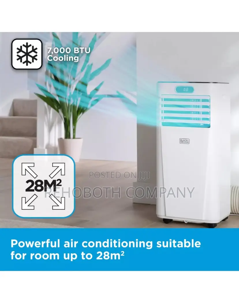 Black+Decker Bxac40024gb 7000 Btu 3-in-1 Smart Air Conditioner