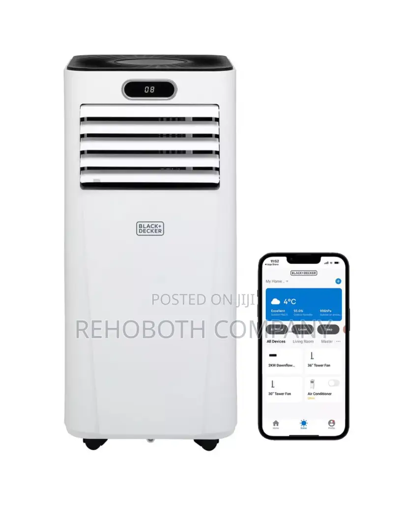 Black+Decker Bxac40024gb 7000 Btu 3-in-1 Smart Air Conditioner