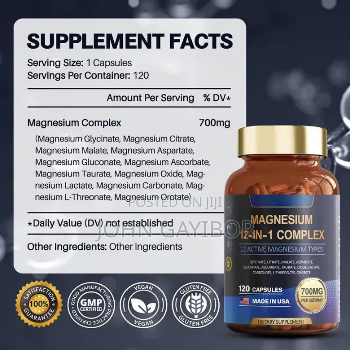 Magnesium 12 in 1 Complex Supplement