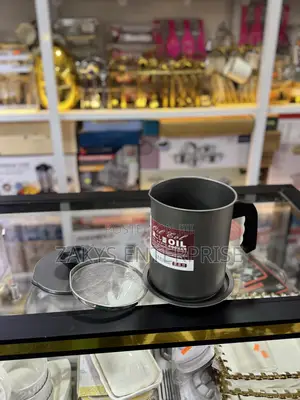 Stainless Oil Storage Cup With Strainer Lid