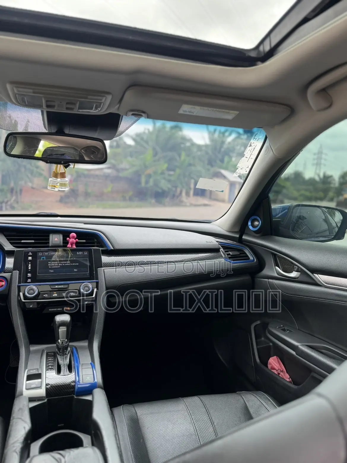 Honda Civic Touring Coupe 2018 Blue