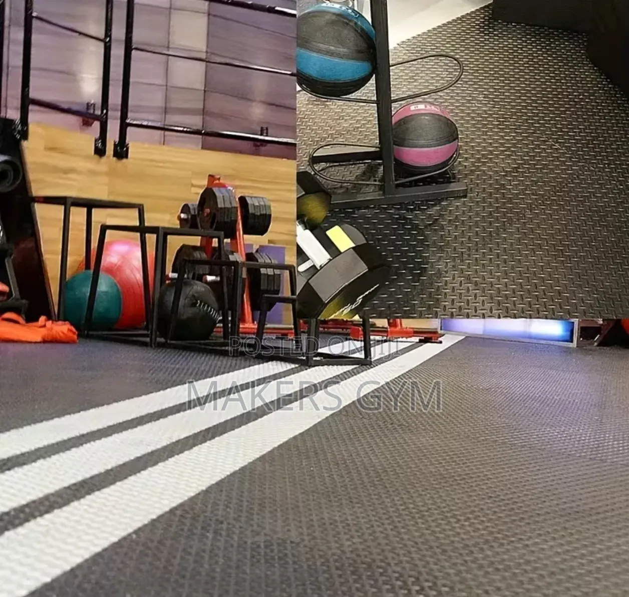 Gym Floor Mat (Non-Slip) 3 Square Meters