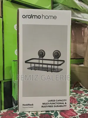 Oraimo Hookrack Square Basket Suction Storage Rack