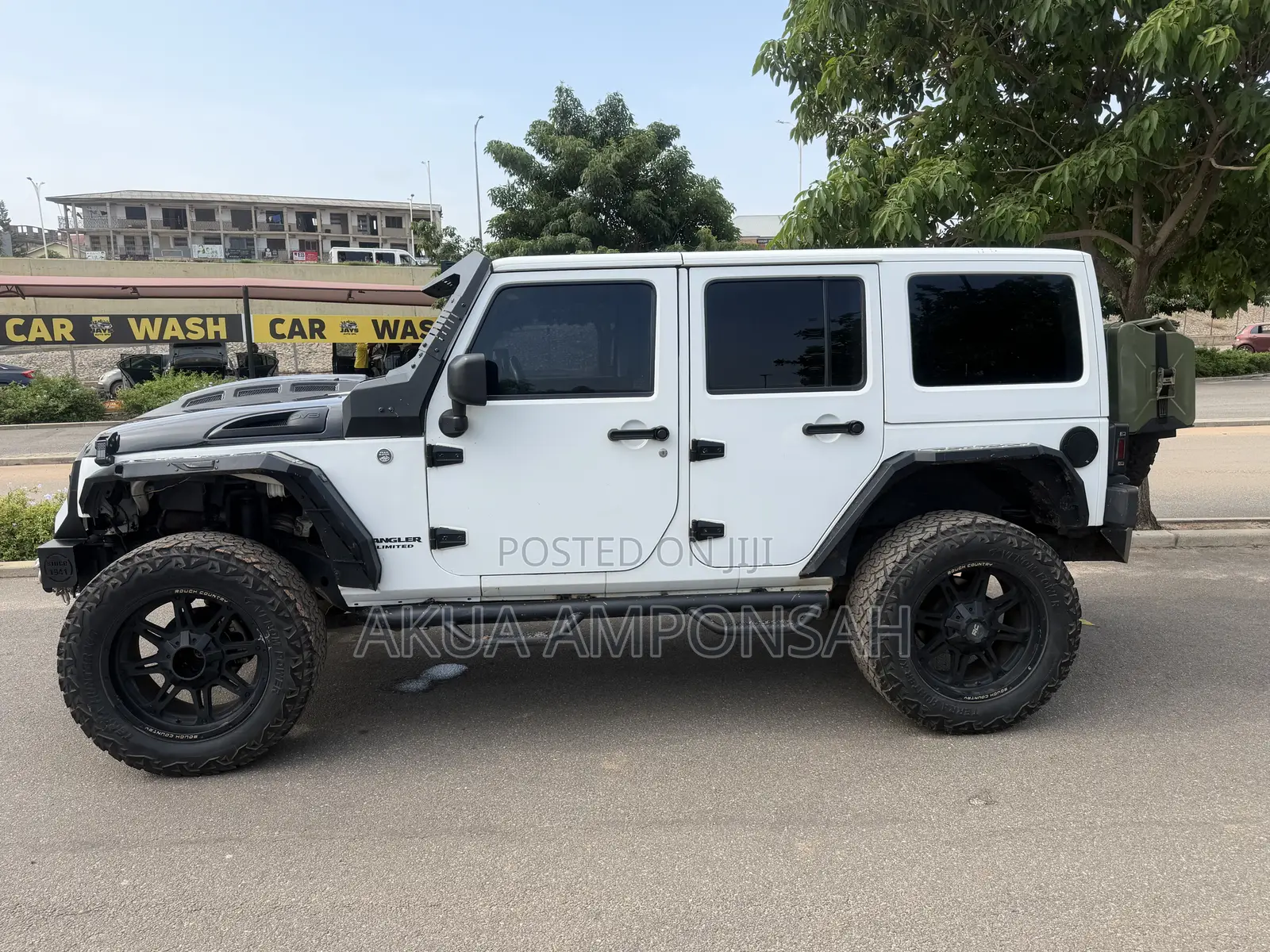 Jeep Wrangler Unlimited Sahara 4dr SUV 4WD (3.6L 6cyl 6M) 2015 White