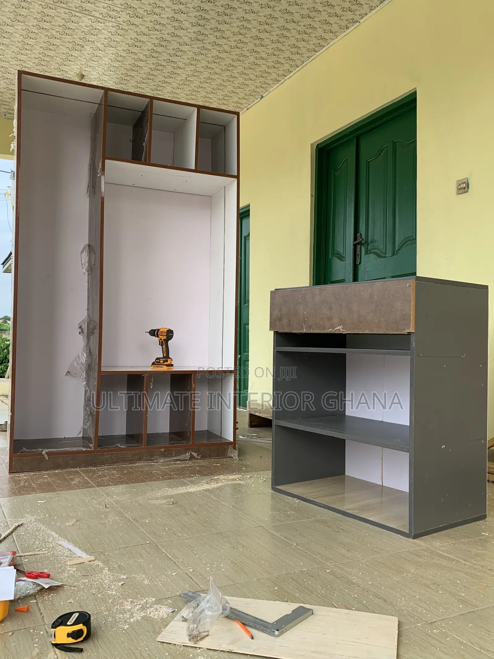 Open Wardrobe With Led Light