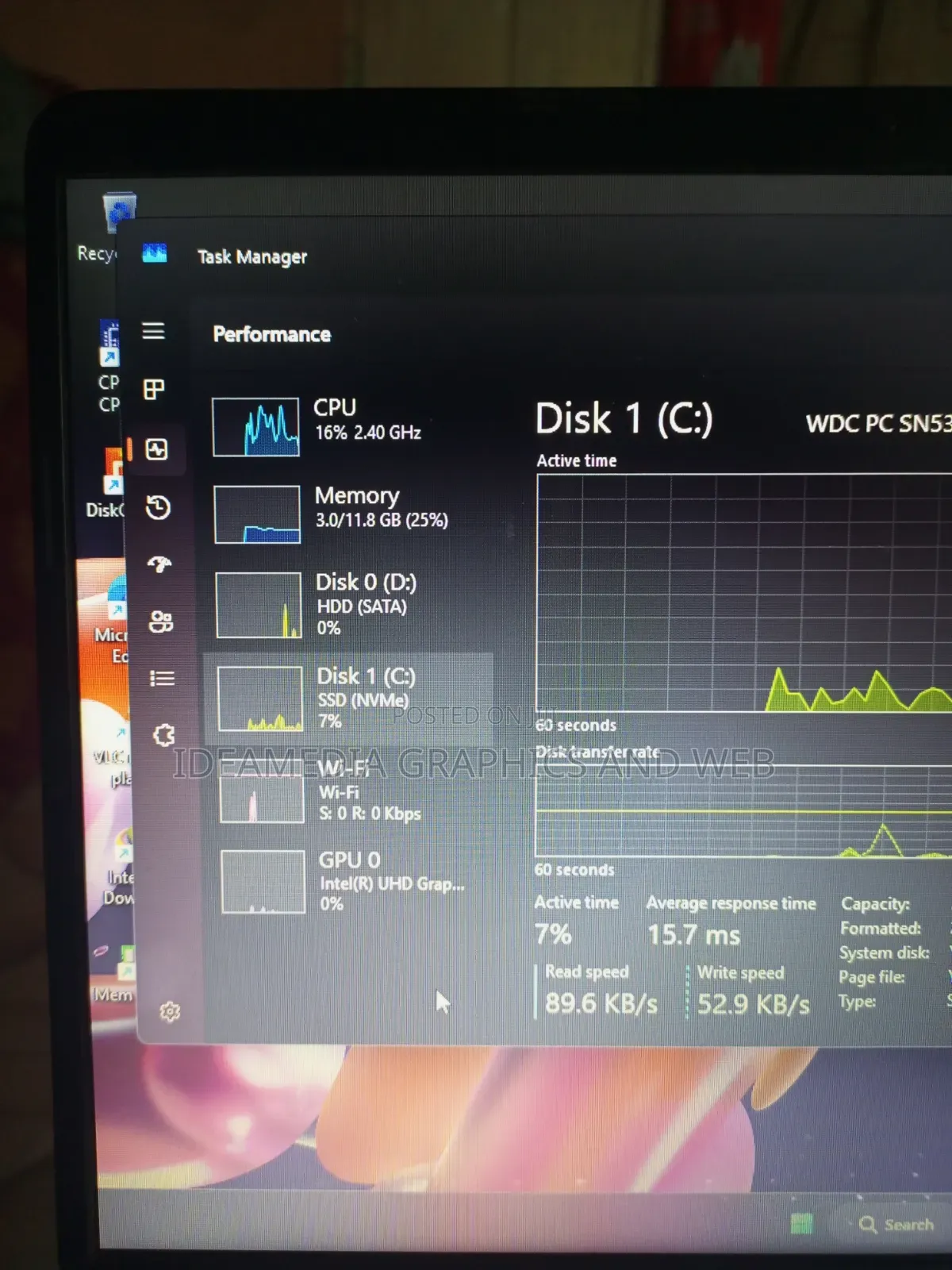 Laptop HP 15 12GB Intel Pentium HDD+SSD 700GB